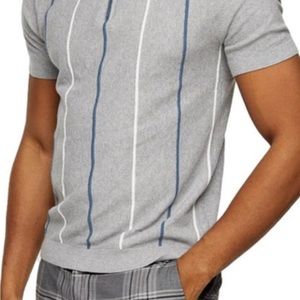 UNISEX TOPMAN Striped POLO (SOLD)